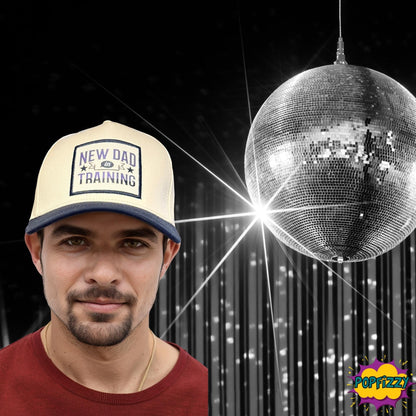 Popfizzy New Dad in Training Hat for Men, Funny Dad Gifts for New Dads, Cotton Baseball Cap, for New Daddy