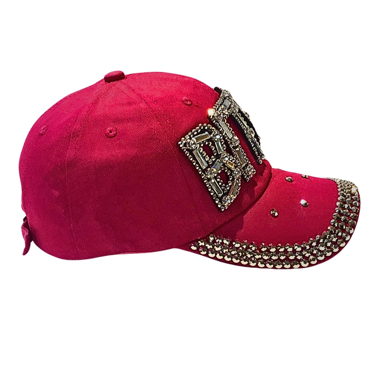 Popfizzy Bitch Hat for Women, Rhinestone Funny Hats for Adult Humor, Bling Baseball Cap for Bad Bitches, Best Sarcastic Hat