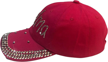 Popfizzy Thelma Hat for Women, Rhinestone Bestie Gifts for Women, Bling Best Friend Apparel, for Women