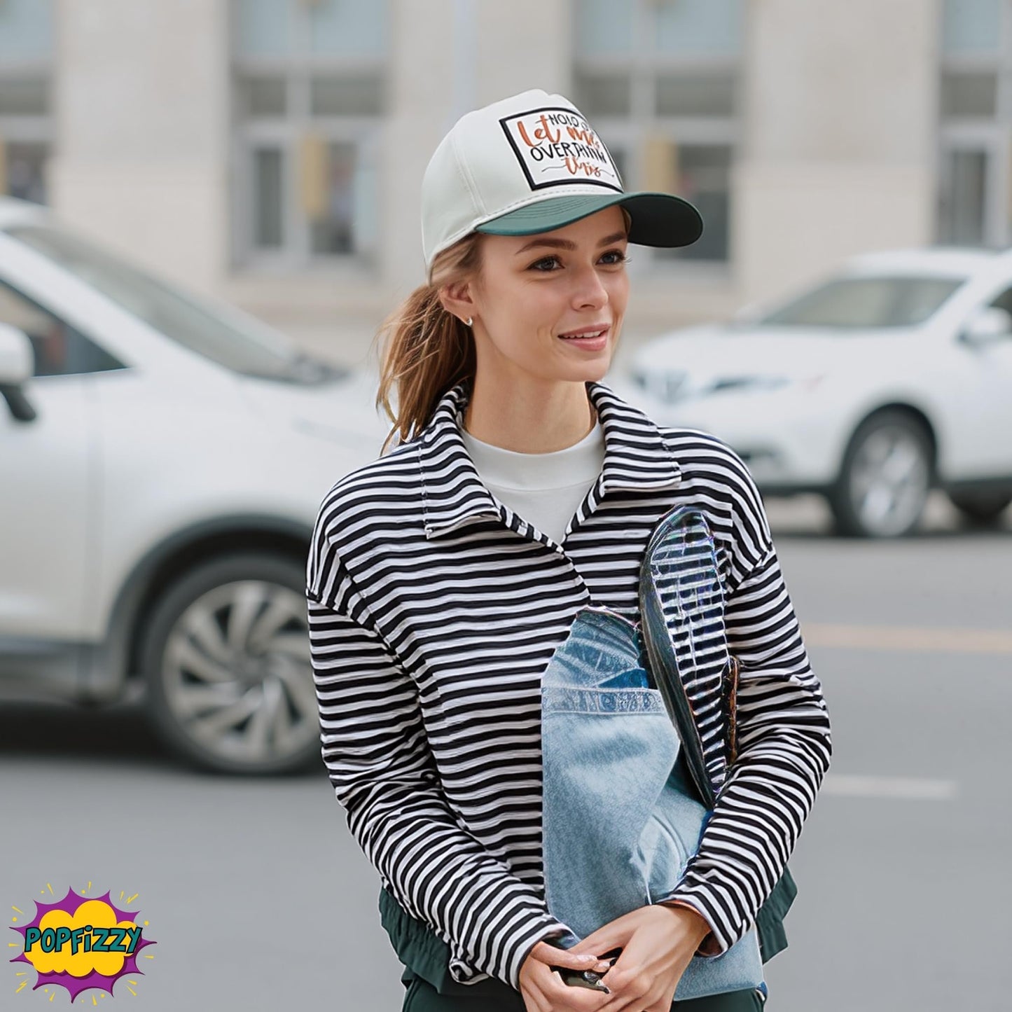 Popfizzy Let Me Overthink This Funny Hat for Men and Women, Fun Adult Humor Cap, Cool Cotton Dad Hat, Funny Gifts for Adults