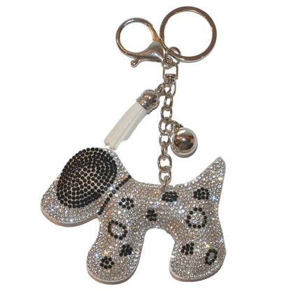 Popfizzy Bling Gold Cheer Keychain, Rhinestone Purse Charm, Backpack Key Chain, Crystal Bag Charms, Key Fob