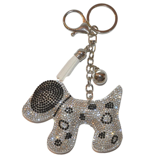 Popfizzy Bling Gold Cheer Keychain, Rhinestone Purse Charm, Backpack Key Chain, Crystal Bag Charms, Key Fob