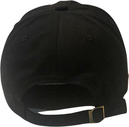 Bling Pearl Heart Hat for Women, Adult Black Rhinestone Hat, Cotton