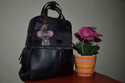 Koala Keychain Bling Backpack Charm Rhinestone Koala Bear Purse Charms