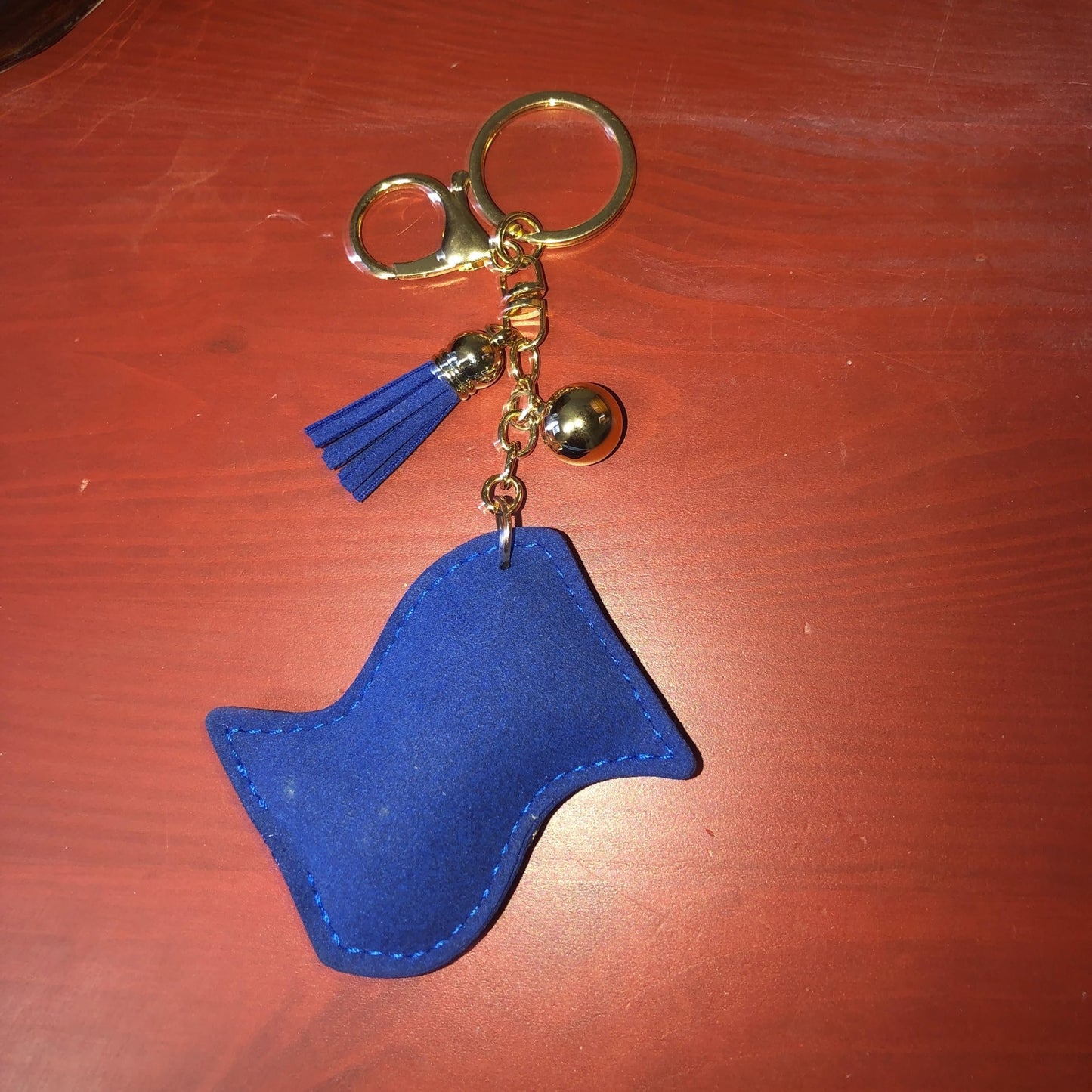 Popfizzy Bling Puerto Rico Flag Keychain for Women and Girls, Rhinestone Purse Charms for Handbags, Fun Puerto Rican Gifts