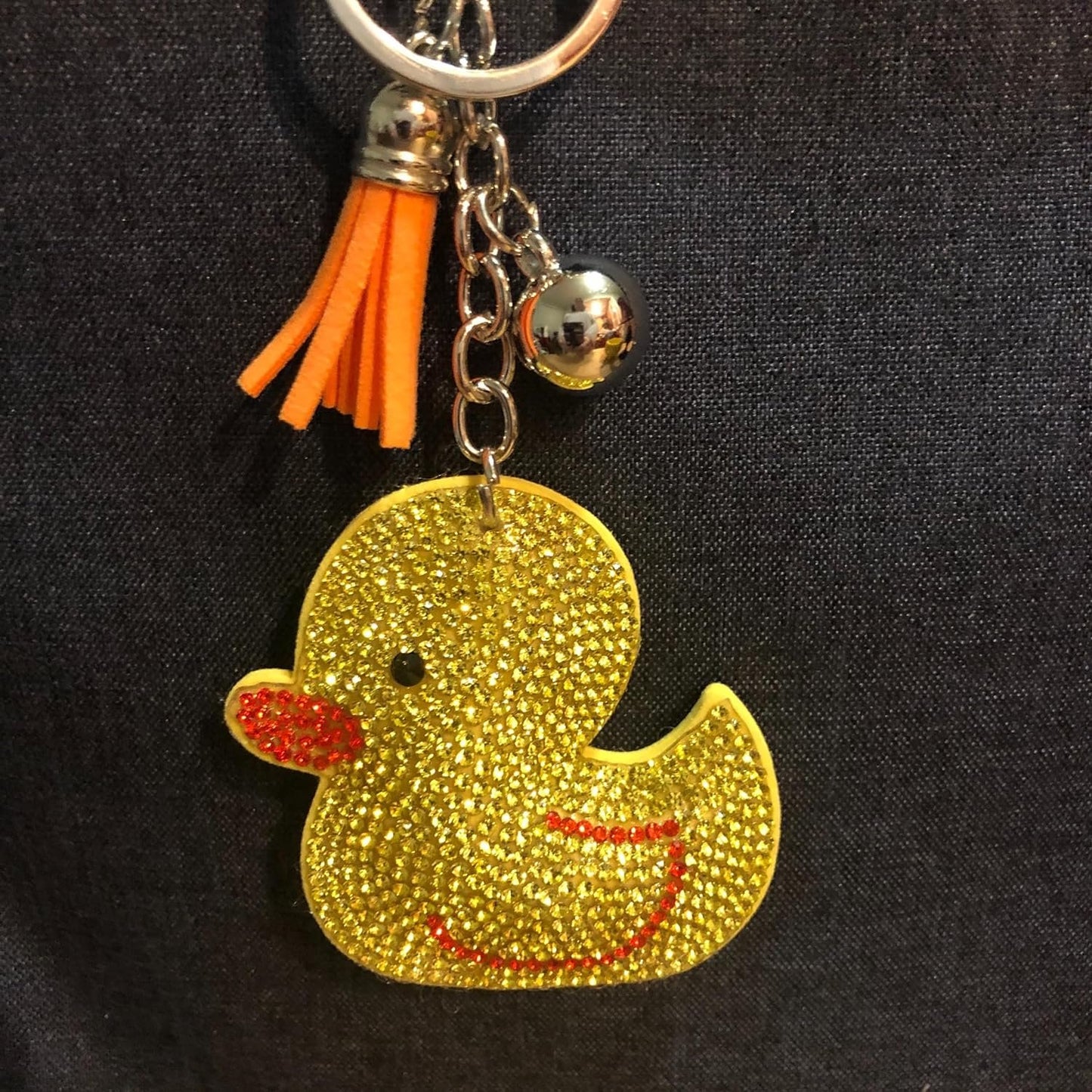 Popfizzy Bling Keychain Accessories for Women, Rhinestone Keychain, Car Keys Keychain Charms, Cute Purse Charms for Handbags