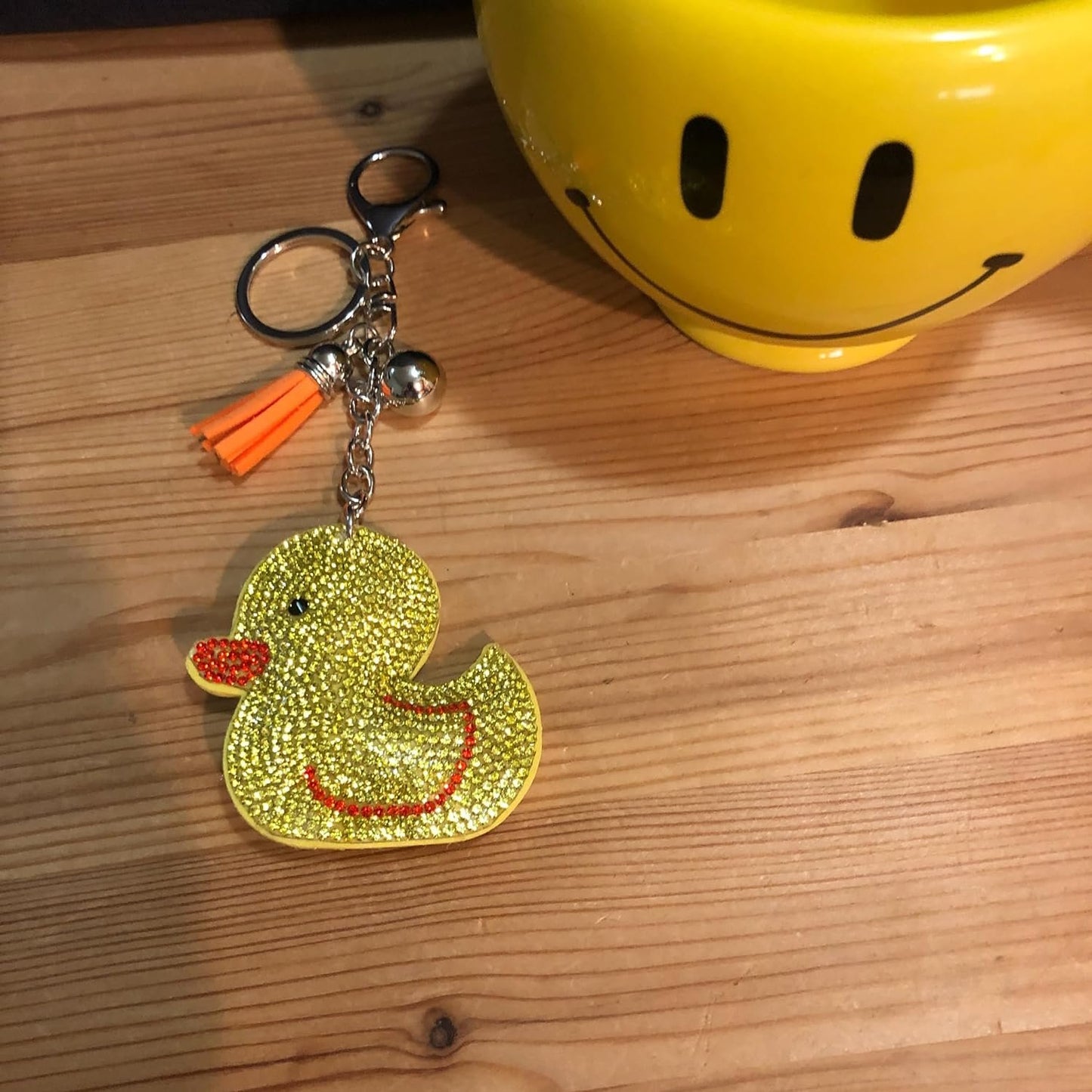 Popfizzy Bling Keychain Accessories for Women, Rhinestone Keychain, Car Keys Keychain Charms, Cute Purse Charms for Handbags