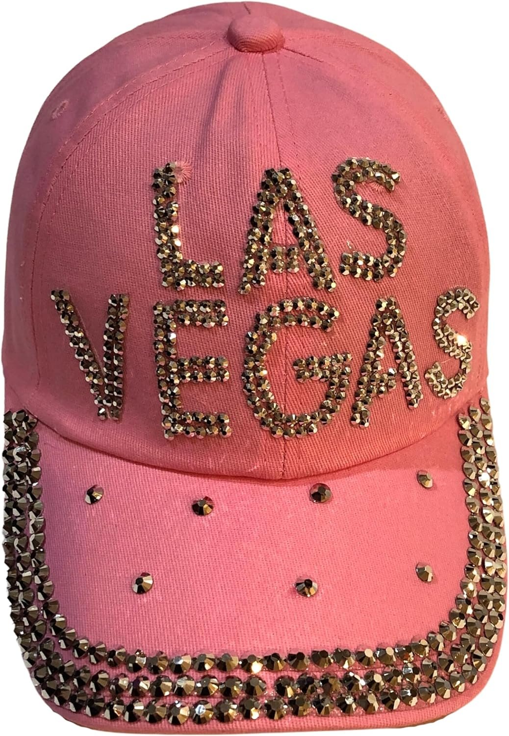 Popfizzy Rhinestone Las Vegas Ball Caps, Bling Bling Las Vegas Hat for Women, Las Vegas Souvenir, Bedazzled Las Vegas Gifts