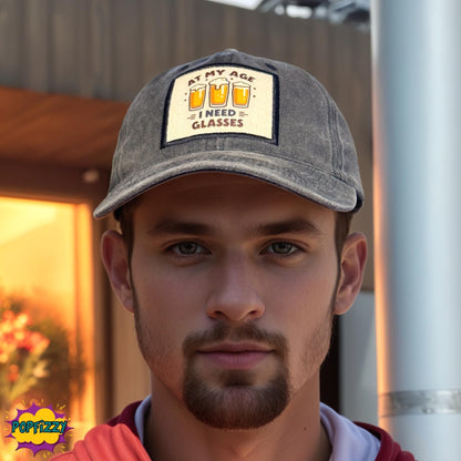 Popfizzy Beer Drinking Hat for Men and Women, Alcohol Gifts for Drinkers, Funny Beer Hat, Baseball Cap with Funny Sayings