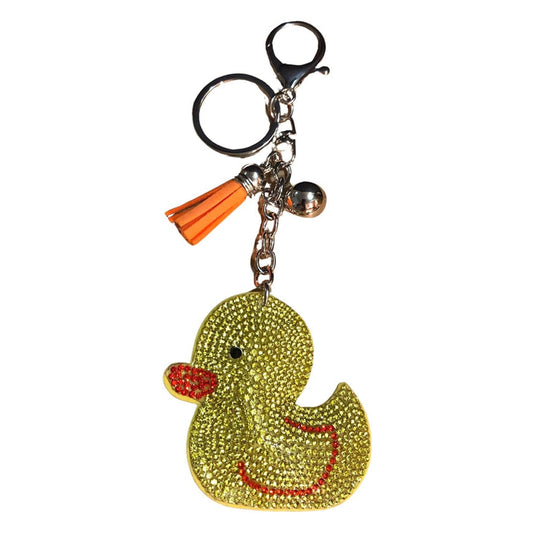 Popfizzy Bling Keychain Accessories for Women, Rhinestone Keychain, Car Keys Keychain Charms, Cute Purse Charms for Handbags