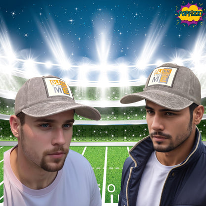 Popfizzy Blink if You Want Me Hat for Men and Women, Fun Unisex Cotton Baseball Cap with Funny Sayings, Great Gift for Adults