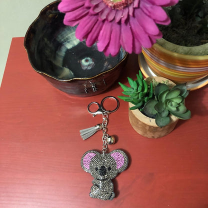 Popfizzy Koala Keychains for Girls and Women, Bling Backpack Keychain, Koala Accessories, Koala Gifts