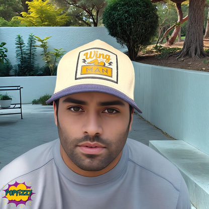 Popfizzy Wing Man Hat for Men, Funny, Wedding Party Gifts, Guys Night Out Hat, Fun Road Trip Baseball Cap