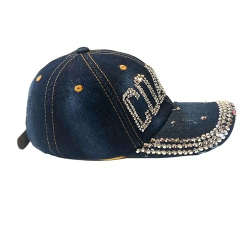 Bling Coach Hat – Sparkly Rhinestone Cap for Women Coaches