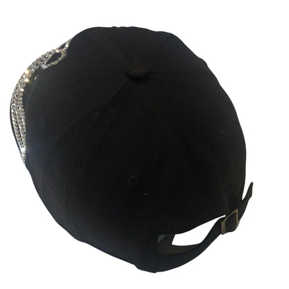 Popfizzy Cheer Mom Hat for Women, Rhinestone Cheer Mom Gifts, Bling Cheer Accessories, Cheer Clothes, Cool Cheer Gifts