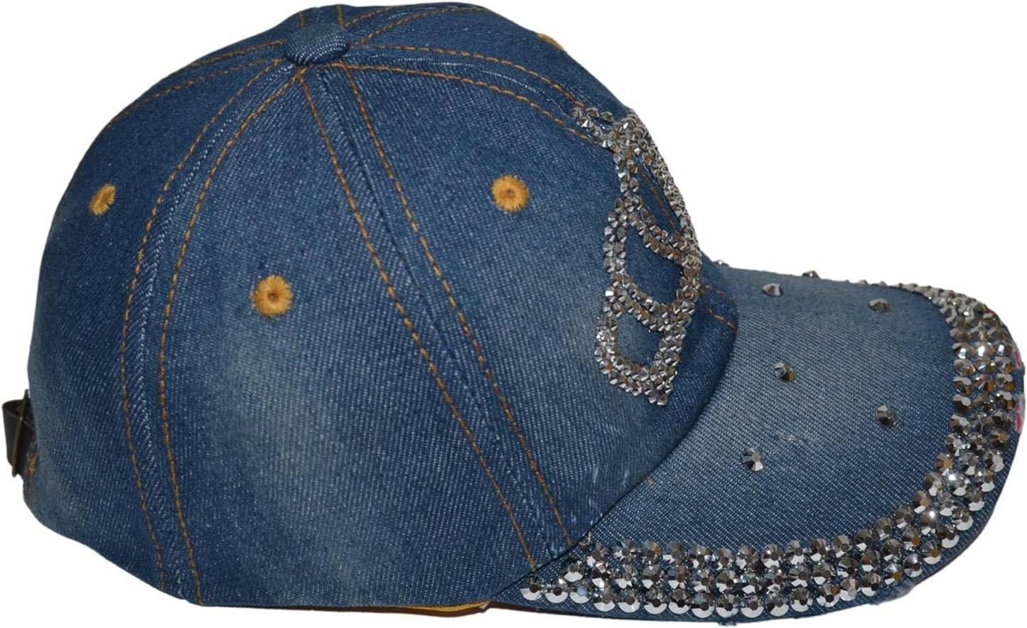 Popfizzy Womens and Girls Bling Princess Crown Baseball Cap, Princess Gift