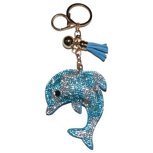 Popfizzy Rhinestone Keychain Accessories for Women, Car Keys Keychain Charms, Bling Keychain, Cute Purse Charms for Handbags