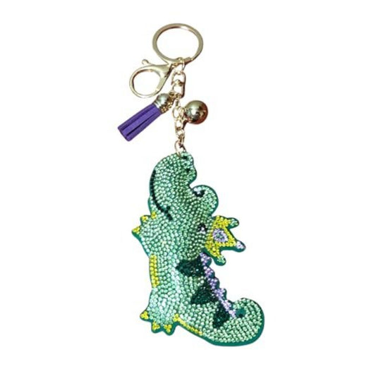 Popfizzy Bling Alligator Keychain Accessories for Women and Girls, Rhinestone Keychains, Alligator Purse Charms for Handbags