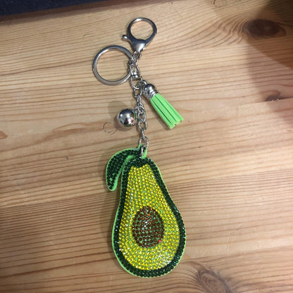 Popfizzy Bling Chihuahua Keychain Accessories for Women, Car Keys Keychain Charms, Purse Charm for Handbags, Cute Key Chains for Girls