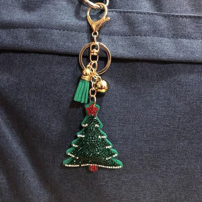 Popfizzy Bling Christmas Tree Keychain, Fun Christmas Gifts for Women and Girls, Stocking Stuffers, Christmas Party Favors