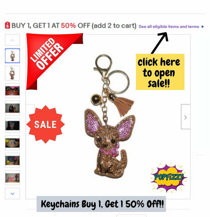 Yellow Duck Keychain for Women, Bling Purse Charms for Handbags, Girls Backpack Key Fob, Crystal Bag Charm Keyrings