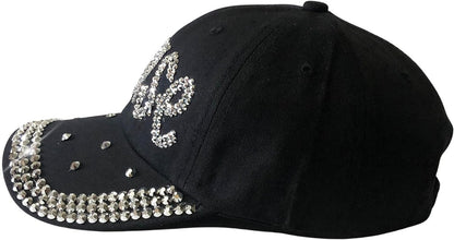 Popfizzy Bling Louise Hat for Women, Rhinestone Bestie Gifts for Women, Best Friend Apparel, for Women