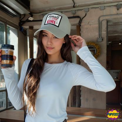 Popfizzy Small Town Girl Hat for Women, Small Town Strong Outfit, Fun Baseball Caps with Funny Sayings, Funny Gifts for Women