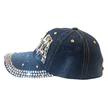 Popfizzy Rhinestone Diva Hat for Women, Bedazzled Queen Gifts, Bling Hats for Women Trendy, Sparkly Princess Accessories
