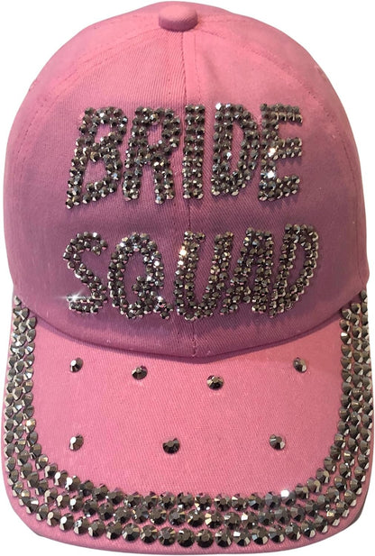 Popfizzy Bling Bride Squad Hat, Bachelorette Party Hats, Bridesmaids Gifts, Team Bride, Bride Tribe, Bachelorette Gifts