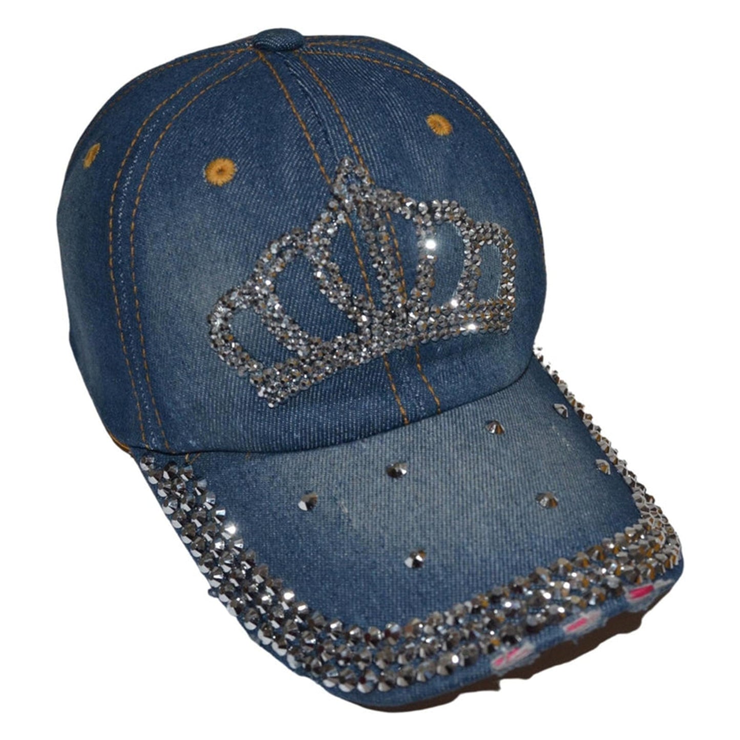 Popfizzy Womens and Girls Bling Princess Crown Baseball Cap, Princess Gift