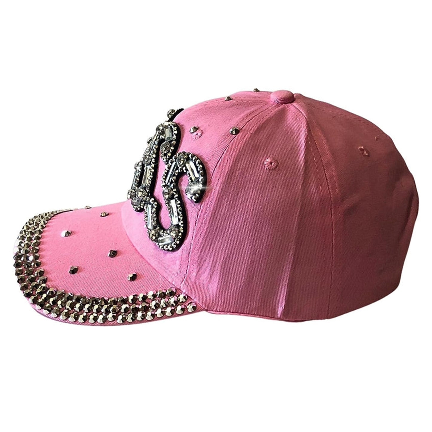 Popfizzy Bling Pink Boss Baseball Cap for Women, Best Boss Gifts for Women, Rhinestone Boss Hat, Gifts for Boss Women