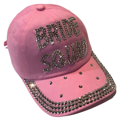 Popfizzy Bling Bride Squad Hat, Bachelorette Party Hats, Bridesmaids Gifts, Team Bride, Bride Tribe, Bachelorette Gifts