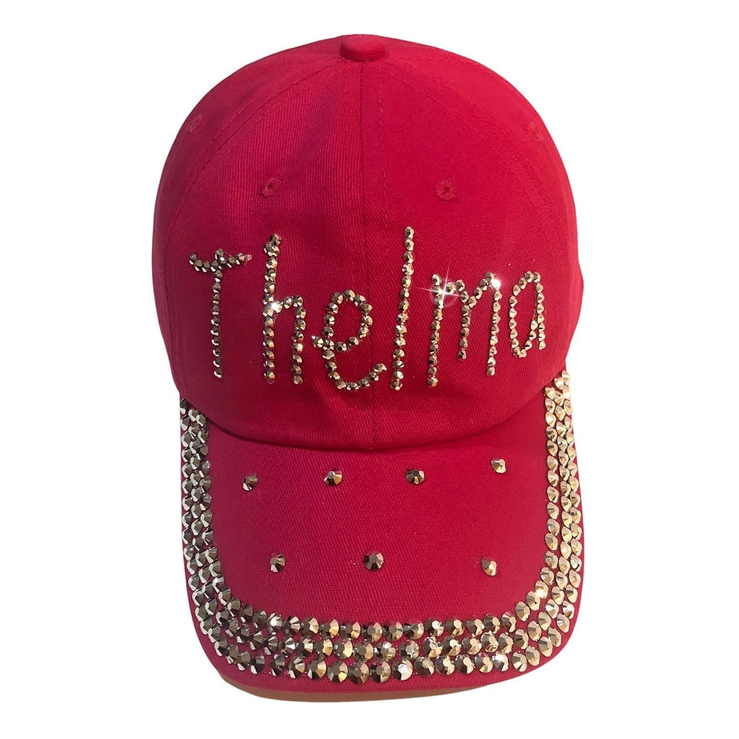 Popfizzy Thelma Hat for Women, Rhinestone Bestie Gifts for Women, Bling Best Friend Apparel, for Women