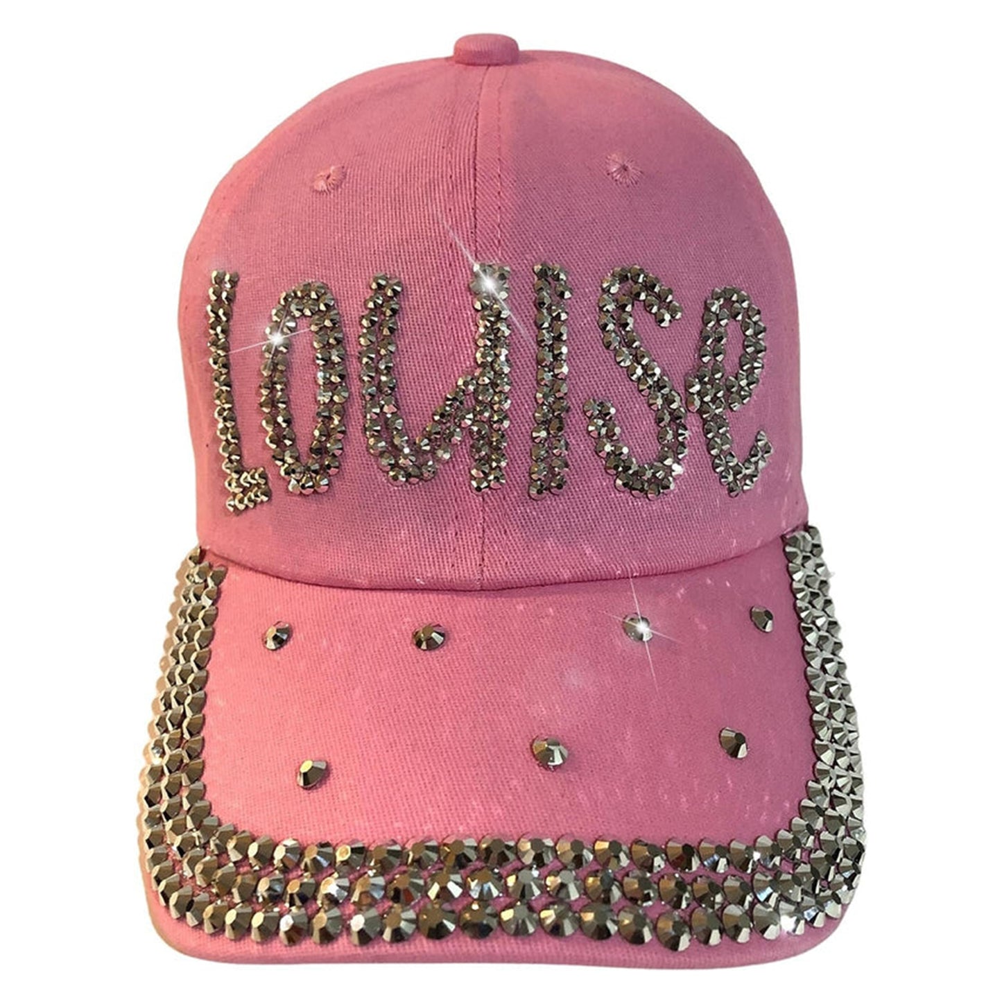 Popfizzy Bling Louise Hat for Women, Rhinestone Bestie Gifts for Women, Best Friend Apparel, for Women