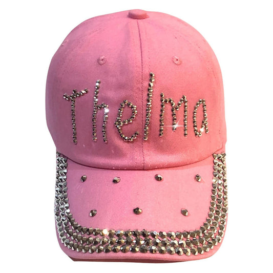 Popfizzy Thelma Hat for Women, Rhinestone Bestie Gifts for Women, Bling Best Friend Apparel, for Women