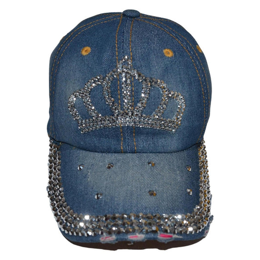 Popfizzy Womens and Girls Bling Princess Crown Baseball Cap, Princess Gift