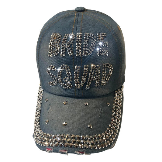 Popfizzy Bling Bride Squad Hat, Bachelorette Party Hats, Bridesmaids Gifts, Team Bride, Bride Tribe, Bachelorette Gifts