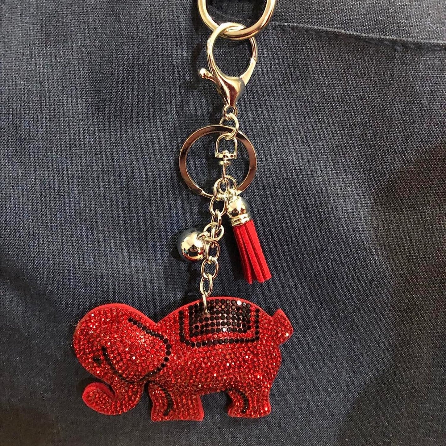 Bling Keychains for Women and Girls, Rhinestone Purse Charms for Handbags, Crystal Bag Charms, Gift for Women, Thank You Gift