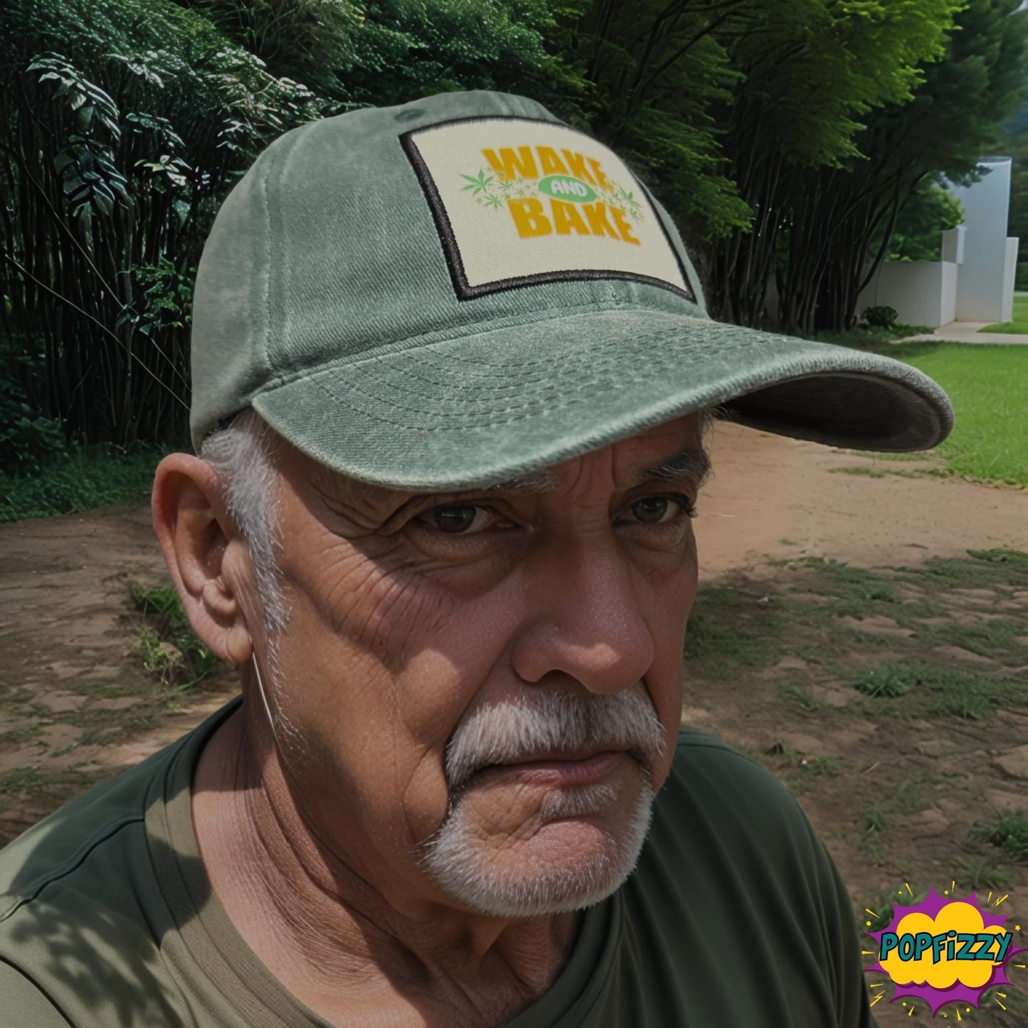 Popfizzy Wake and Bake Weed Hat for Men and Women, Smoking Weed Gifts for Men and Women, Funny Marijuana Hat, Pot Leaf Cap