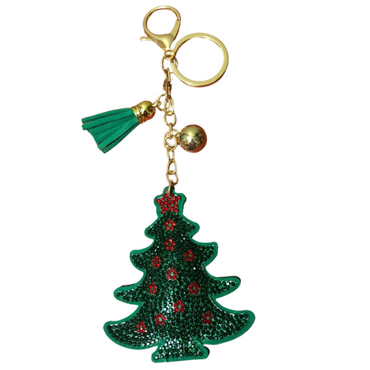 Popfizzy Bling Christmas Tree Keychain, Christmas Gifts for Women and Girls, Stocking Stuffers, Christmas Party Favors