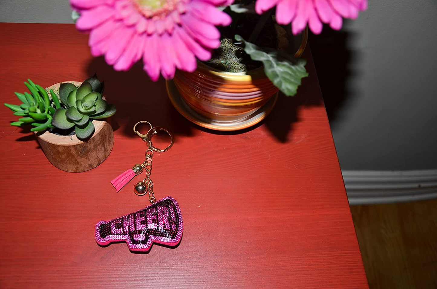 Popfizzy Bling Keychain, Rhinestone Purse Charm, Backpack Charm, Crystal Bag Charms, Key Fob