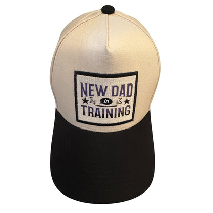 Popfizzy New Dad in Training Hat for Men, Funny Dad Gifts for New Dads, Cotton Baseball Cap, for New Daddy