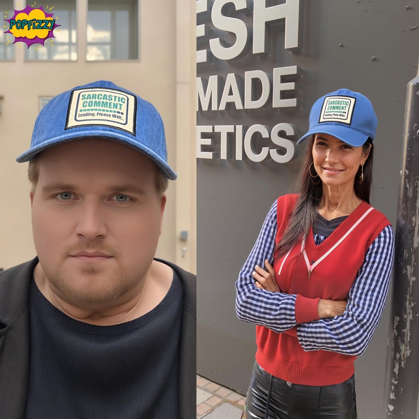 Popfizzy Sarcastic Comment Funny Hats for Men and Women, for Sarcastic People, Jersey Shore Hat with Funny Sayings