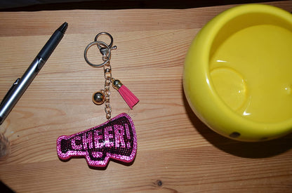 Popfizzy Bling Keychain, Rhinestone Purse Charm, Backpack Charm, Crystal Bag Charms, Key Fob