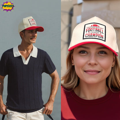 Popfizzy Fantasy Football Trophy Hat, Fantasy Football Gifts for Men and Women, Championship Trophy Baseball Cap, One Size
