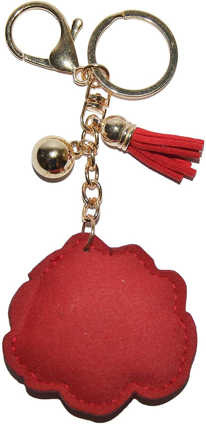 Rose Keychain for Women and Girls Rhinestone Purse Charms Bling Bag Charm