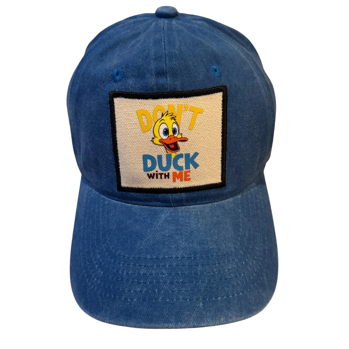 Popfizzy Don’t Duck with Me Hat for Men and Women, Funny Gifts for Adults, Fun Baseball Hats with Funny Sayings, Adjustable