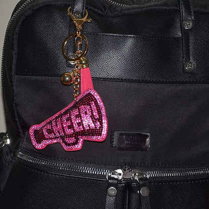 Popfizzy Bling Keychain, Rhinestone Purse Charm, Backpack Charm, Crystal Bag Charms, Key Fob
