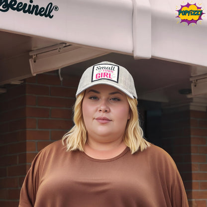 Popfizzy Small Town Girl Hat for Women, Small Town Strong Outfit, Fun Baseball Caps with Funny Sayings, Funny Gifts for Women