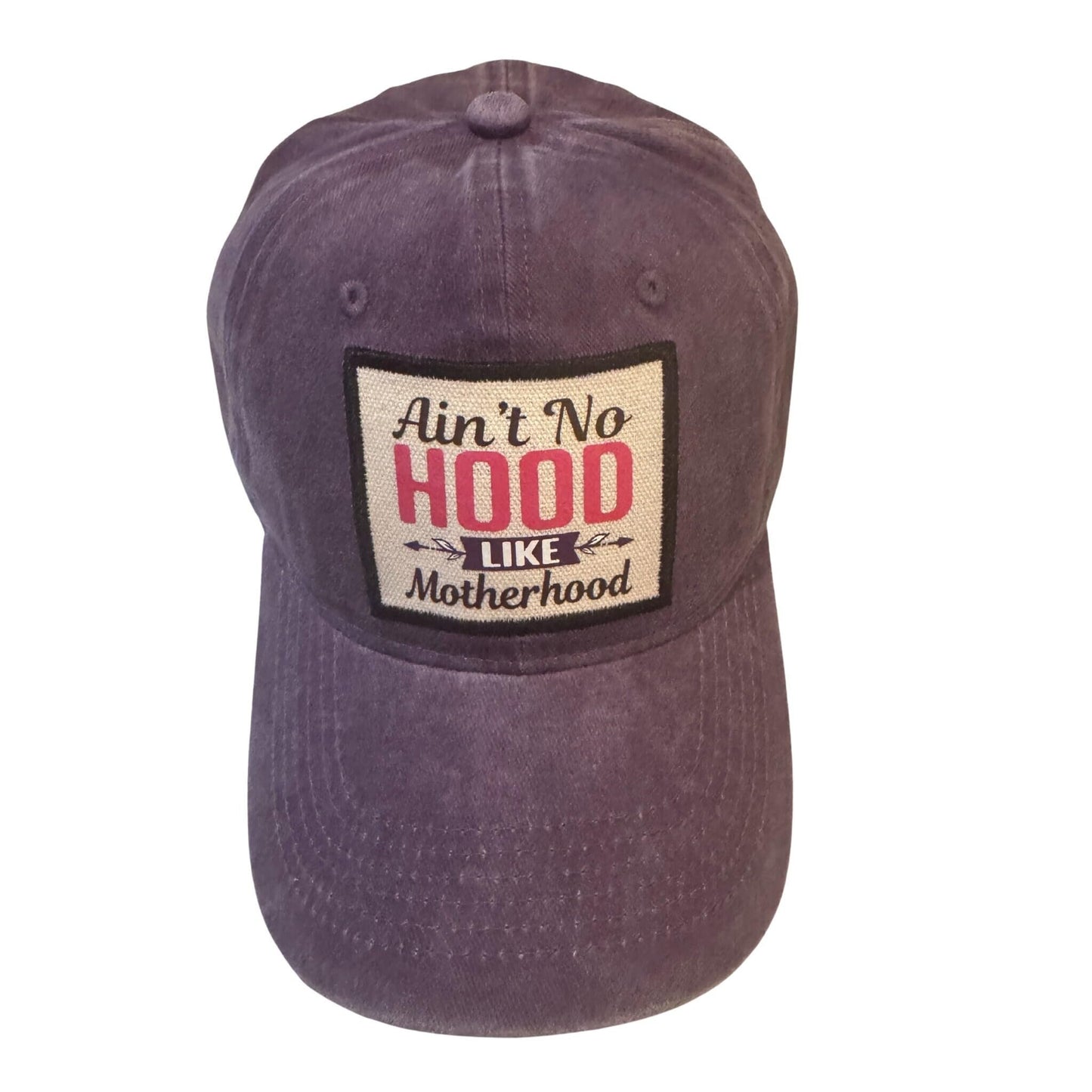 Popfizzy Ain’t No Hood Like Motherhood Funny Hat for Women, New Mom Gifts for Women, Funny Mom Gifts